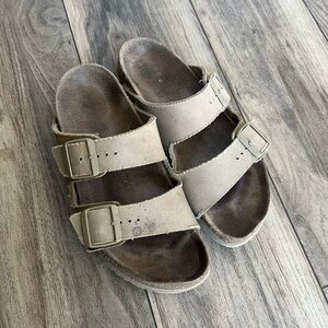Birkenstock Beige Double Strap Sandals